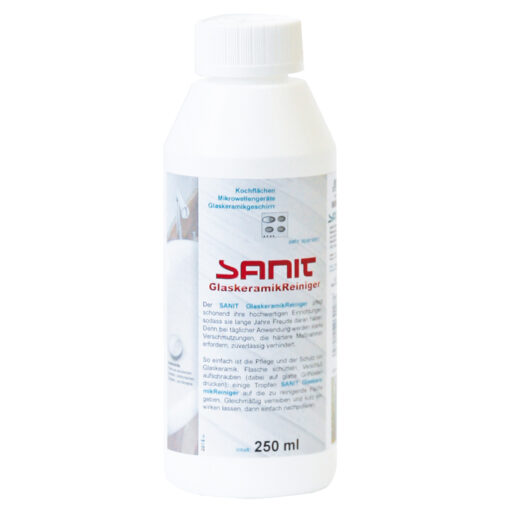 Flasche Sanit GlaskeramikReiniger, 250 ml.