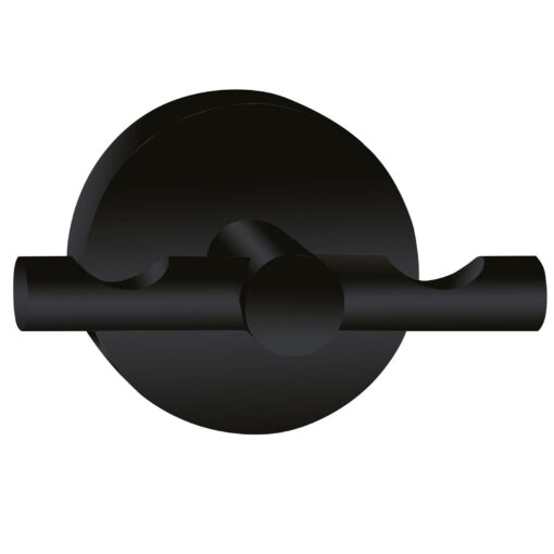 tesa nie wieder bohren pro 020 doppelter mantelhaken schwarz matt p02241d black
