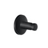tesa nie wieder bohren pro 020 handtuchhaken schwarz matt p02400 black
